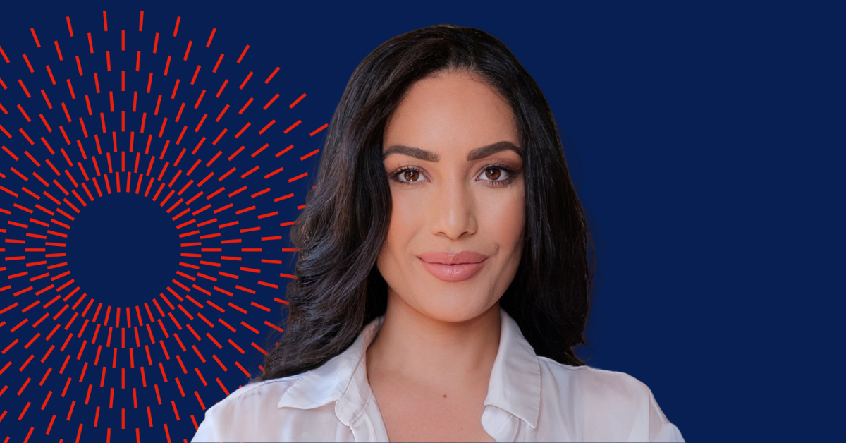Keynote speaker and AI expert Nina Schick: "We're about to enter a new era of machine-powered intelligence"